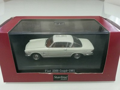 Die cast 1//43 Fiat 2300 Coupé bianca by Starline