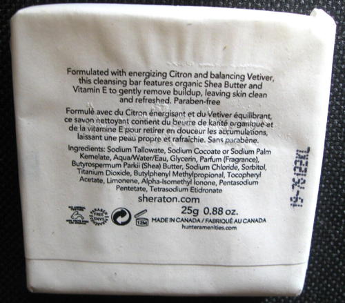 LOT OF 5 LE Grand Bain FACIAL SOAP BAR Citron+Vetiver 25g / 0.88oz Each - Afbeelding 3 van 3