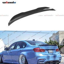 Black Fits 12-18 BMW 3 Series F30 M3 Sedan PSM Style Highkick Trunk Spoiler Wing
