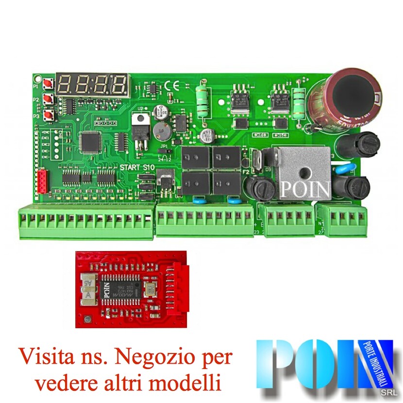 Centrale di Comando 24V Professionale per Cancelli a 1-2 Ante