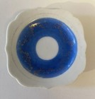 Vtg Made in Occupied Japan Small/Mini Royal Blue Gold Trim / White Cup & Saucer. — photo 9