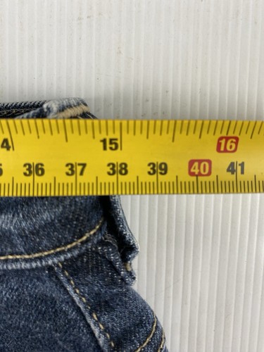 VSSP New Zealand Designer Jeans Womens Straight Leg Stretch Blue Size 12 - Picture 7 of 13