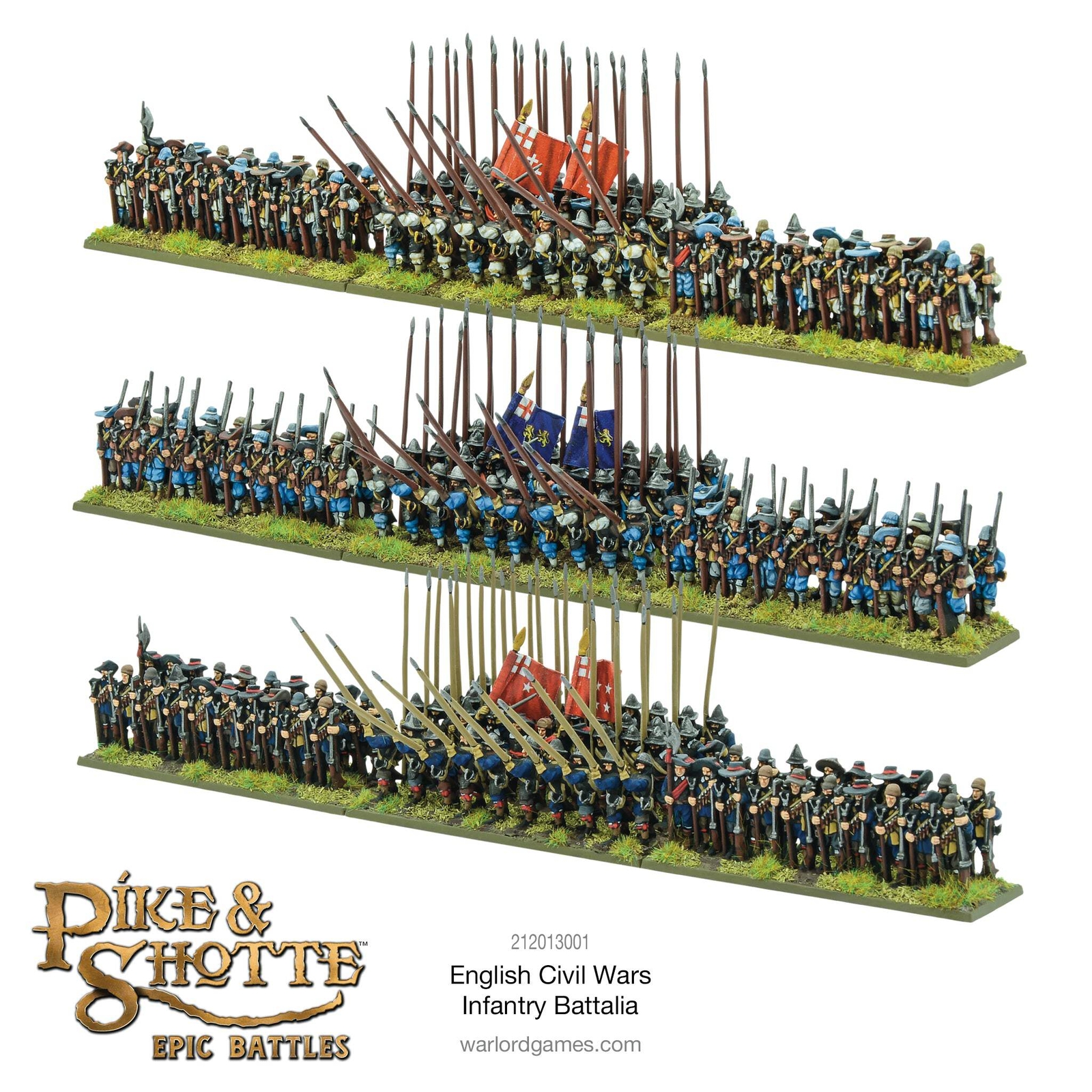 Pike & Shotte Epic Battles - English Civil Wars Infantry Battalia - Warlord Game
