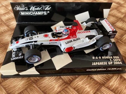 MINICHAMPS BAR HONDA 006 T. SATO JANANESE GP 2004 1:43