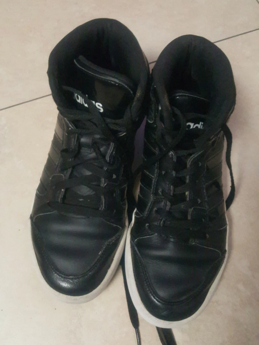Adidas Womens Neo Raleigh Mid Sneaker Shoes Black F76268 Lace Up