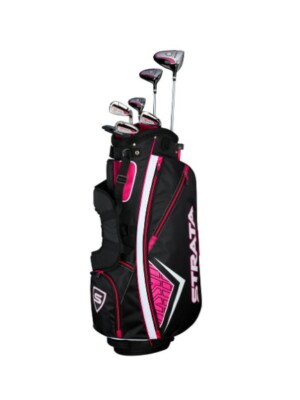 Callaway Strata RH 11 Piece Women's Pink Golf Club / Driver