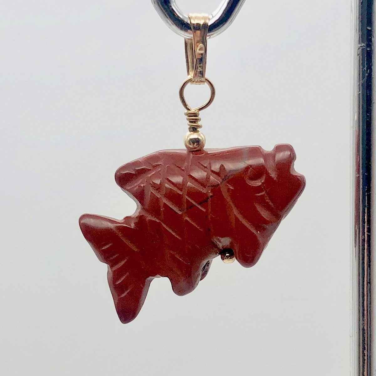 Opal & Jasper Fish Gemstone Pendants Opal & Jasper Fish Gemstone Pendants