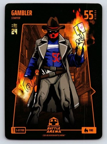 Bo Jackson Battle Arena TCG - Gambler FIRE - Mookie Betts - 2024 NSCC Exclusive
