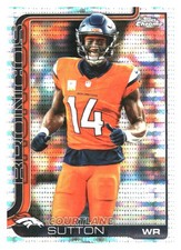 2025 Topps Chrome #86 Courtland Sutton Pulsar Refractor
