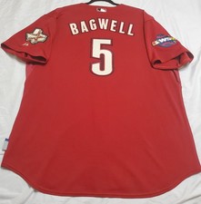 AUTHENTIC MAJESTIC 52 2XL HOUSTON ASTROS JEFF BAGWELL COOL BASE MADE USA Jersey