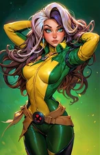 MARVEL X-MEN '97 ROGUE SEXY POSE FANTASY MATTE ART PRINT 11 X 17, NEW