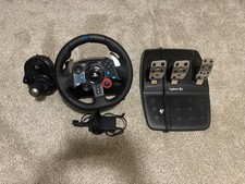 Logitech G29 Racing Wheel, Pedals, Shifter  Power Adapter Bundle