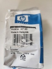 Genuine New HP 63 Tri-Color Ink Cartridge F6U61A OEM Sealed Bag