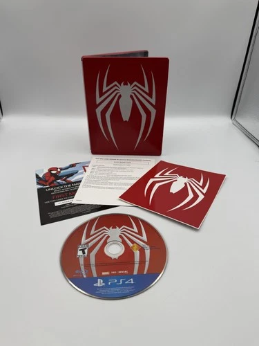 New ListingMarvel's Spider-Man Sony PlayStation 4 PS4 Steelbook Edition Case Disc Tested