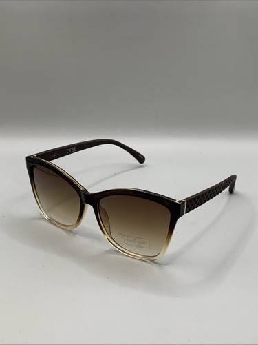 Jessica Simpson Sonnenbrille CRJSOP1226-R J5823 gesteppt braun verblassen Schmetterlingsgestell