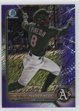 2022 Bowman Chrome Prospects Purple Shimmer Refractor 81/250 Pedro Pineda 1u6