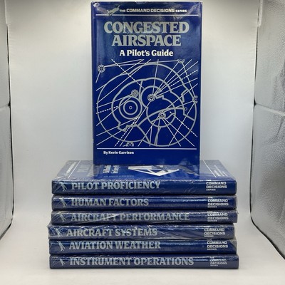 Aviation Book Lot Command Decisions Series Vol 1-7 New in Package 1993