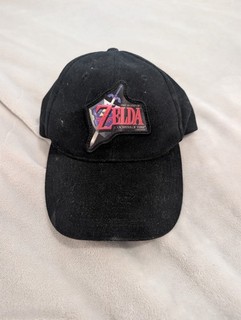 The Legend of Zelda Ocarina of Time Nintendo 64 Promo Black Baseball Hat