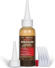 STARBOND Light Brown Medium CA Glue Premium Cyanoacrylate Super Glue Crack Fil
