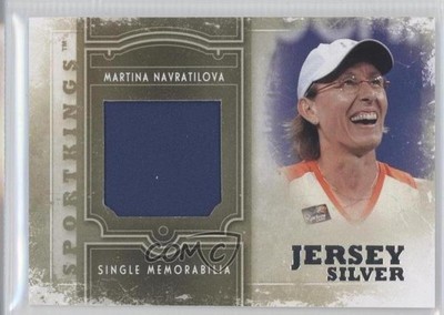 2012 Sportkings Series E Silver Jersey Martina Navratilova #SM-17 HOF 1u0