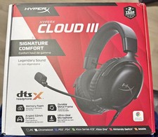 HyperX Cloud III Over-Ear Gaming Headset Boom Mic, Surround Sound 3.5mm/USB