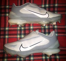 Size 9.5 Nike Force Zoom Trout 8 Pro Wolf Grey Metal Baseball Cleats #CZ5915-001