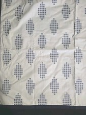 Embroidered Standard Pillow Cover Sham 26" X 20" Color: White/ Blue