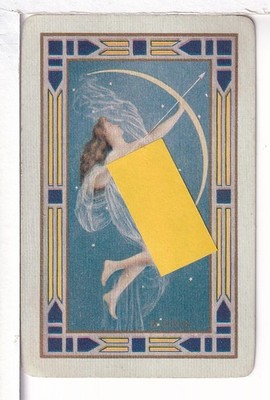 Single Vintage Playing Card U.S. Narrow Named ''Diana, DI-2-1 A
