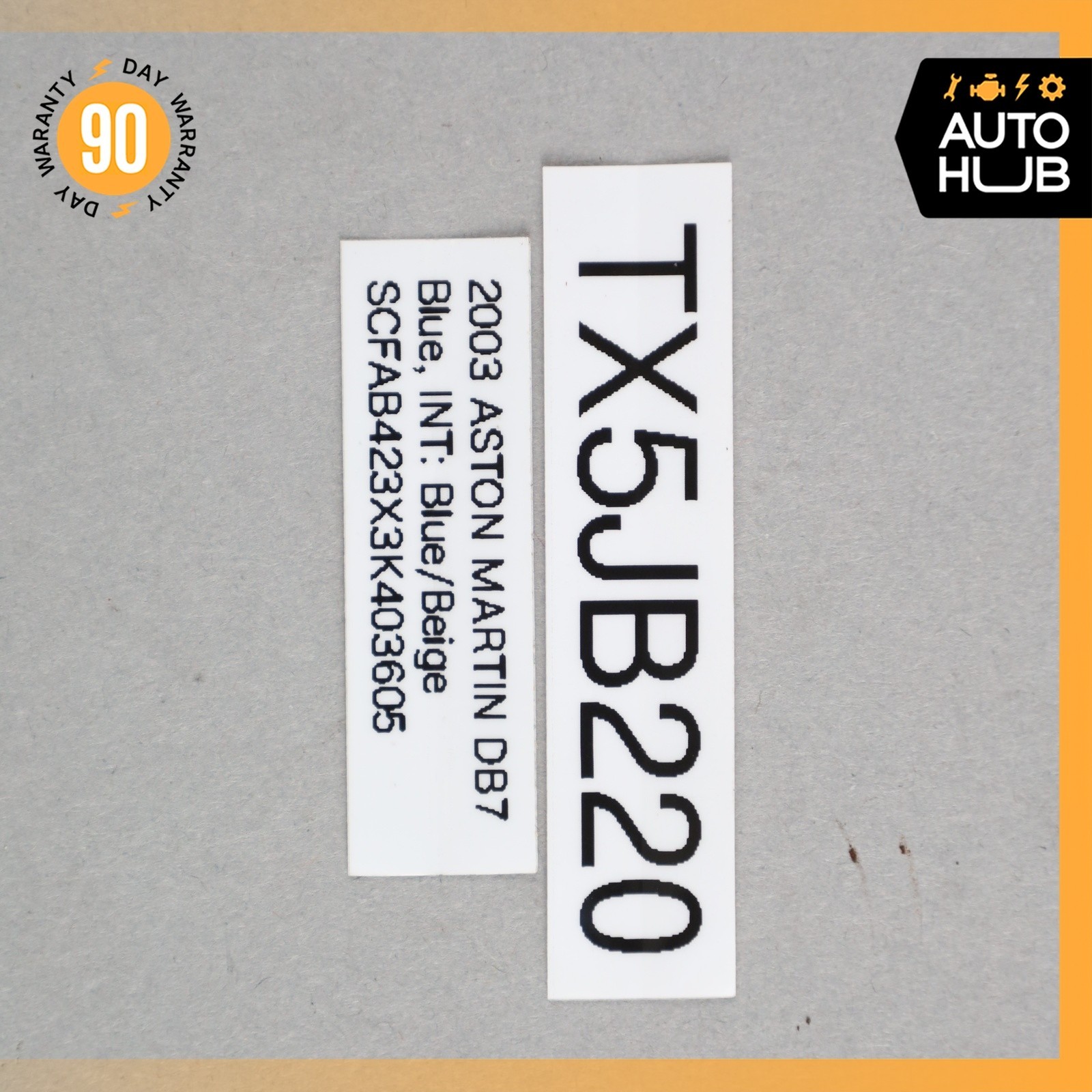 00-06 Aston Martin DB7 Vanquish V12 Ignition Coil Set XR1U12A366AB OEM 38k