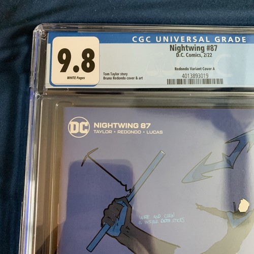 CGC 9.8 Nightwing #87 2022 variante Redondo design ottima copertina!!!! - Foto 4 di 16