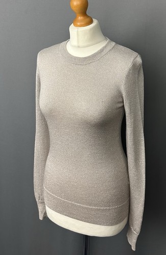 JOSEPH LUREX KNIT JUMPER - Women's Size Small - S