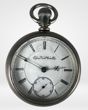 Antique Elgin B.W. Raymond Pocket Watch 15J Non Running Ore Silver Case