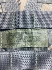RARE-USSOCOM-AITES-4 Pocket 1QT Canteen Case-Padded-Genuine-Very Good Cond.