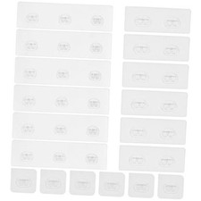 Shower Caddy Adhesive Replacement, Shower Shelf Strong Adhesive Hooks, 18 Pack