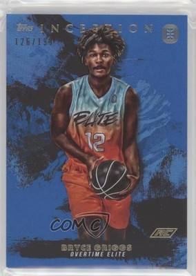 2021-22 Topps Inception OTE Overtime Elite Blue 126/199 Bryce Griggs #51 4z8