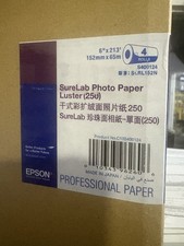 Epson SureLab (250) Photo paper 6  x 123  S400124 4 rolls Luster (25u)