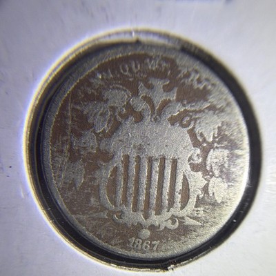 1867 Shield Nickel 5C