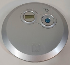 Trutech T100-CD Portable CD Player, Silver/Blue, Headphone Jack
