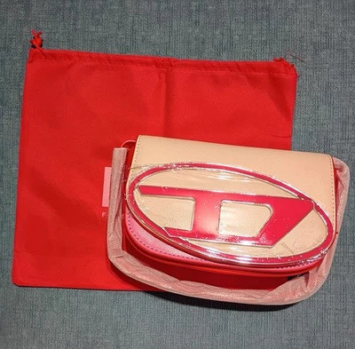 00s Y2K Archive Patent Leather Bag 3408 Diesel Leather Exterior 