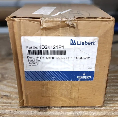 Liebert OEM 1/5HP 208/236-1 Motor: 1D21121P1