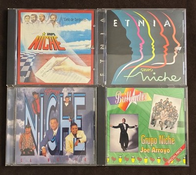 Grupo Niche CD Lot: Etnia,  Cielo de Tambores, El Unico, Brllantes w/ Joe Arroyo