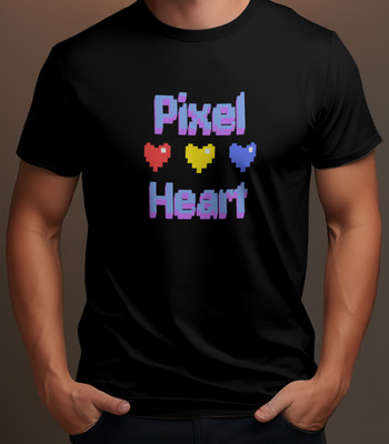 Retro Gaming T-Shirt Pixel Heart Love 8-Bit Arcade 90er Classic Gamer Geschenk