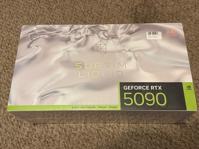 MSI RTX 5090 Suprim Liquid SOC 32GB GDDR7 PCIe 5.0x16 Gaming Graphics Card