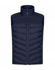 Gilet imbottito Clique Idaho blu scuro taglia M leggero trapuntato scaldacorpo