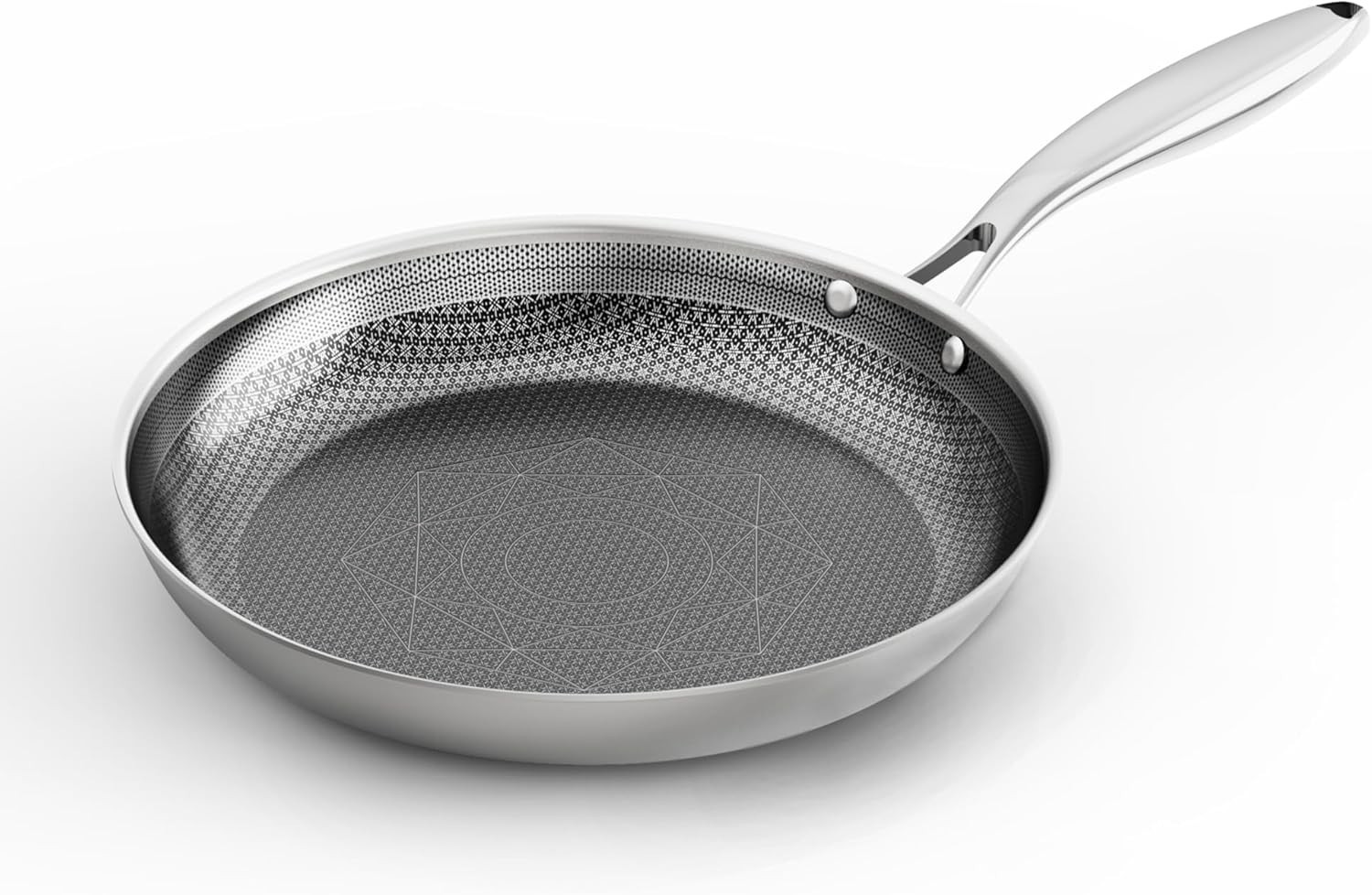 2025 New Titanium Hammered Pan Pro with Lid, Titanium Pans for Cooking -Durable