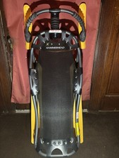 HAMMERHEAD PRO ADULT USED SLED,Black-yellow Poly Skis,Aluminum Carbon Frame,52  L