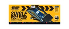 Maypole  Single Gauge Compact Foot Pump For Car Bicycle Tyres MP783