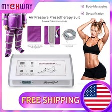 Air Pressure Pressotherapy Lymphatic Drainage Slimming Suit Body Massager Device