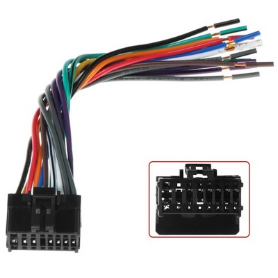16 Pin Radio Wiring Harness Plug Fit for Pioneer CD DVD Stereo Power Speaker ...