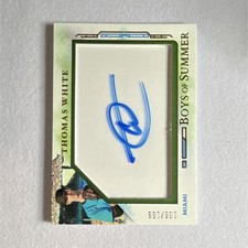 2025 Panini Boys of Summer #44 Thomas White Autograph 44/199 Miami Marlins